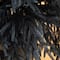 6ft. Artificial Halloween Real Touch Black Norfolk Pine Christmas Tree with Natural Look